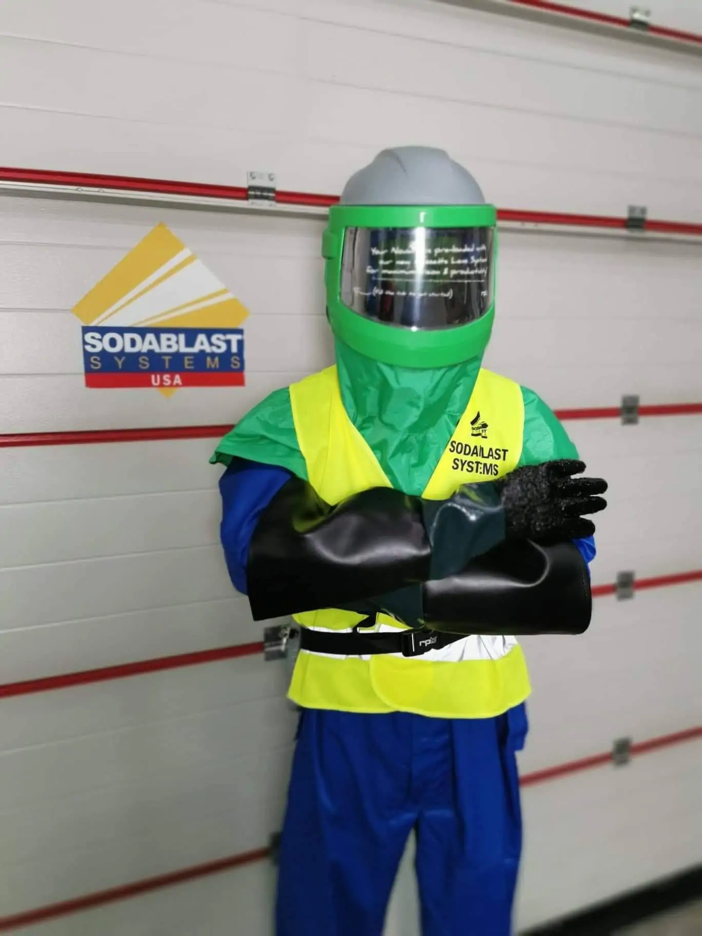 Kamizelka odblaskowa "SodaBlast Systems" - rozmiar XL - obrazek 2